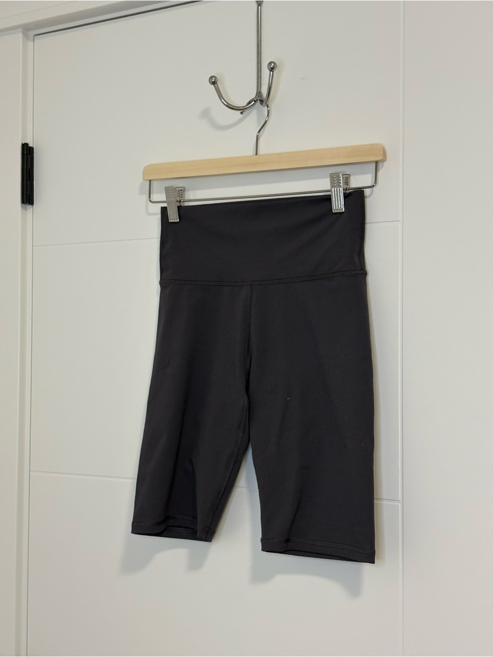 Babaton Charcoal High-Rise Bike Shorts